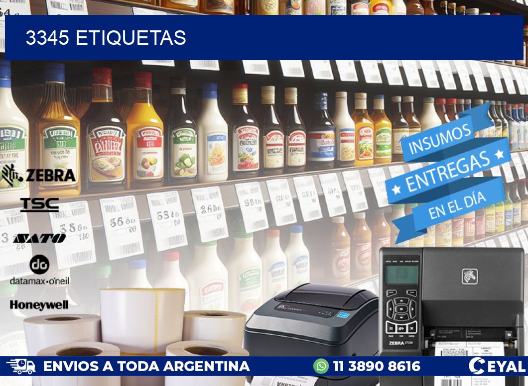 3345 ETIQUETAS