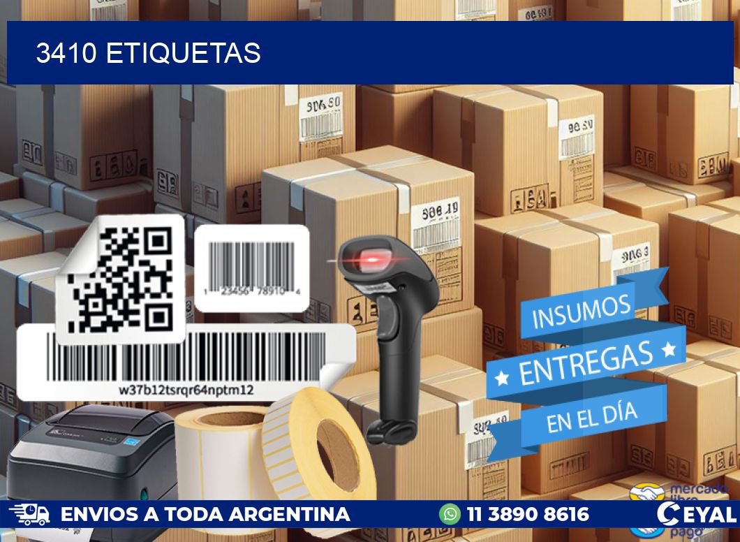 3410 ETIQUETAS