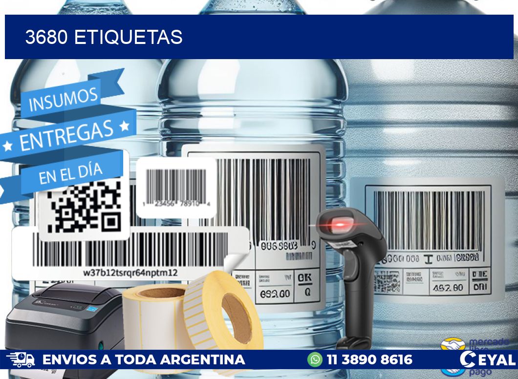 3680 ETIQUETAS