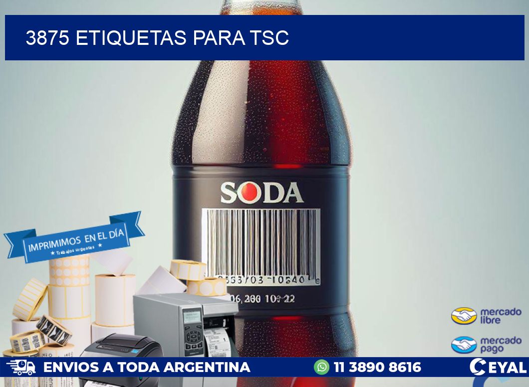 3875 ETIQUETAS PARA TSC
