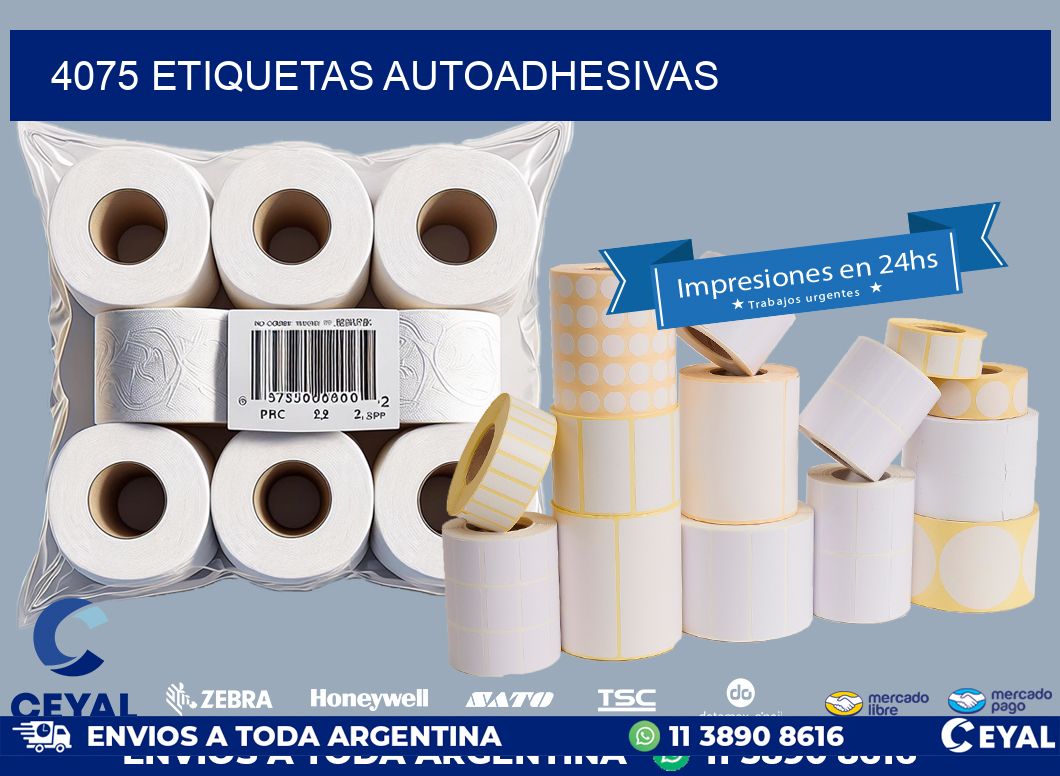 4075 ETIQUETAS AUTOADHESIVAS