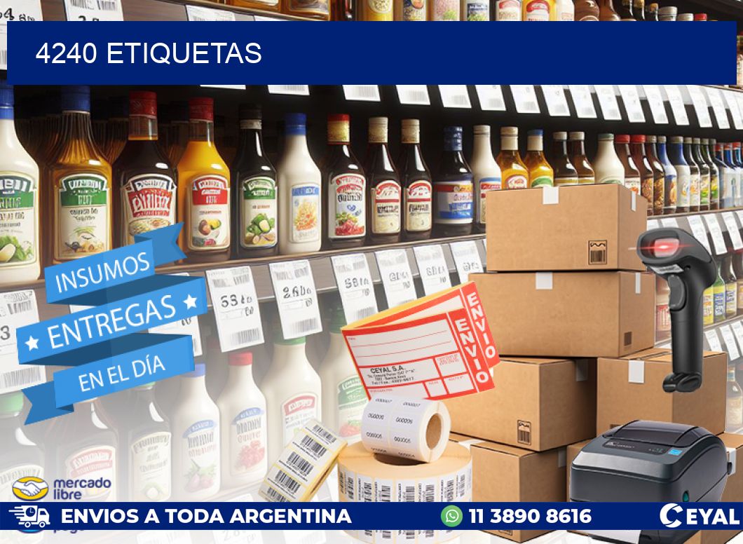 4240 ETIQUETAS