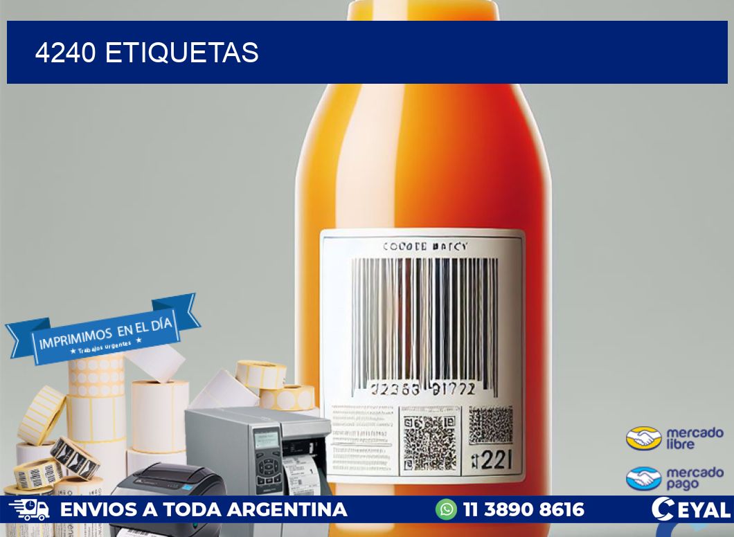 4240 ETIQUETAS