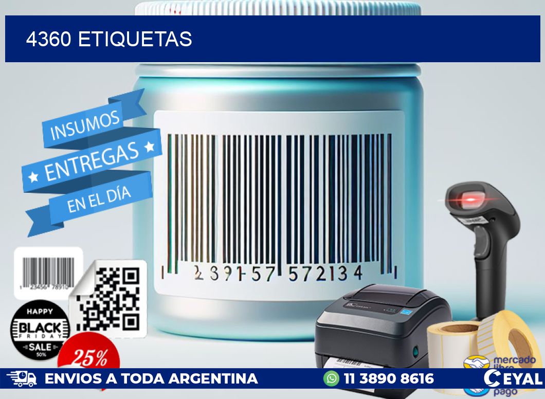 4360 ETIQUETAS