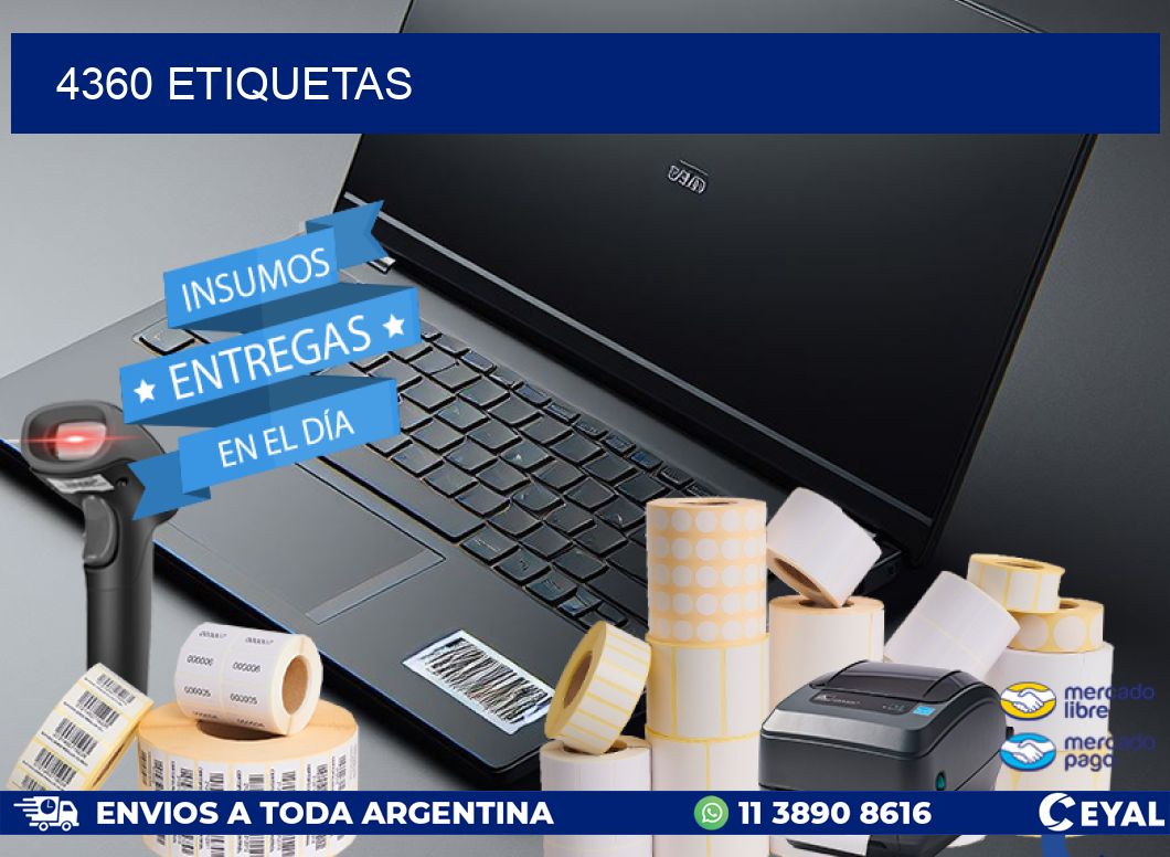 4360 ETIQUETAS