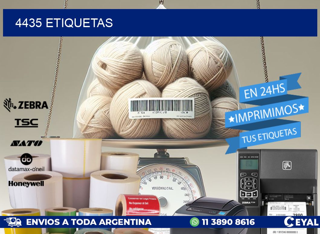 4435 ETIQUETAS