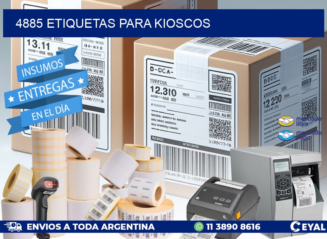 4885 ETIQUETAS PARA KIOSCOS