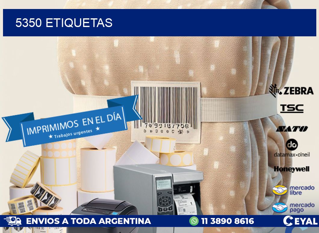 5350 ETIQUETAS