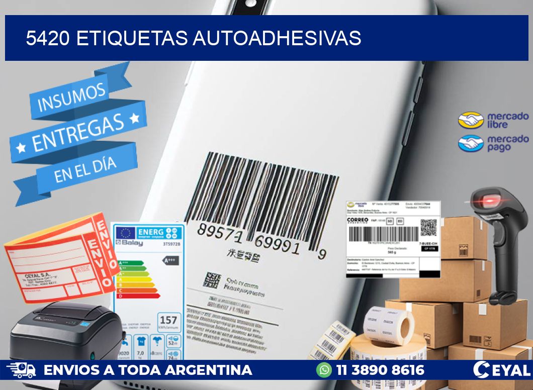 5420 ETIQUETAS AUTOADHESIVAS