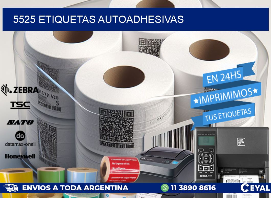 5525 ETIQUETAS AUTOADHESIVAS
