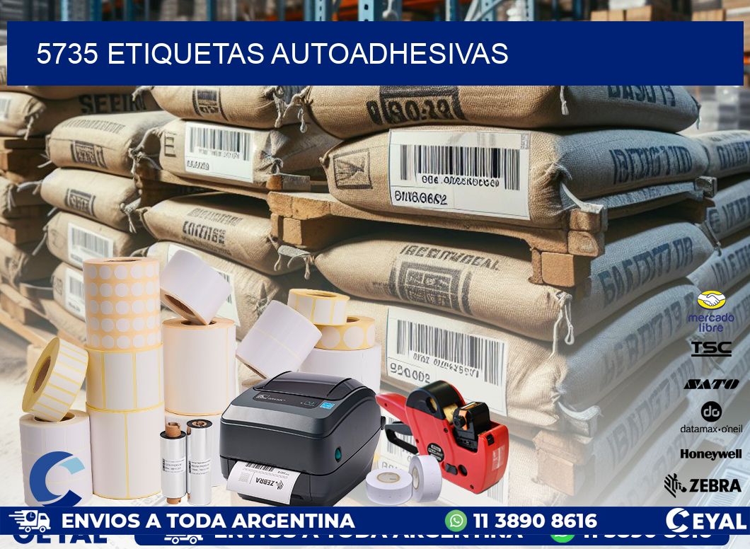 5735 ETIQUETAS AUTOADHESIVAS