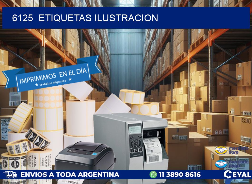 6125  ETIQUETAS ILUSTRACION