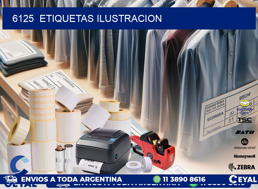 6125  ETIQUETAS ILUSTRACION