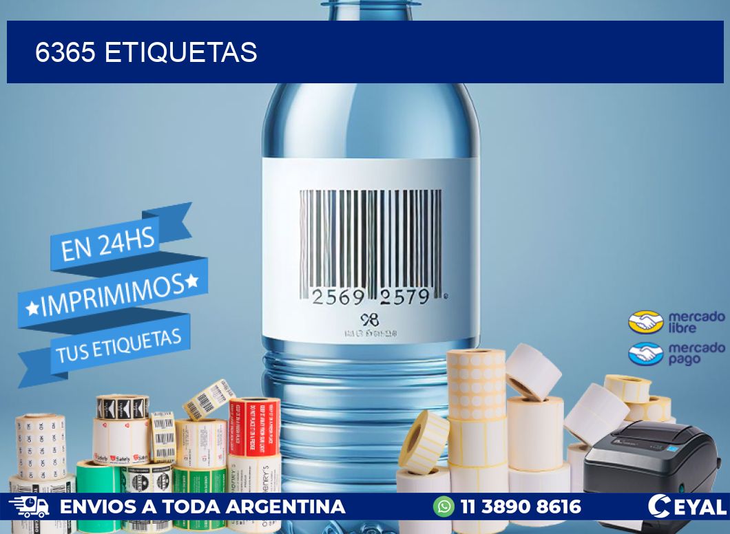 6365 ETIQUETAS