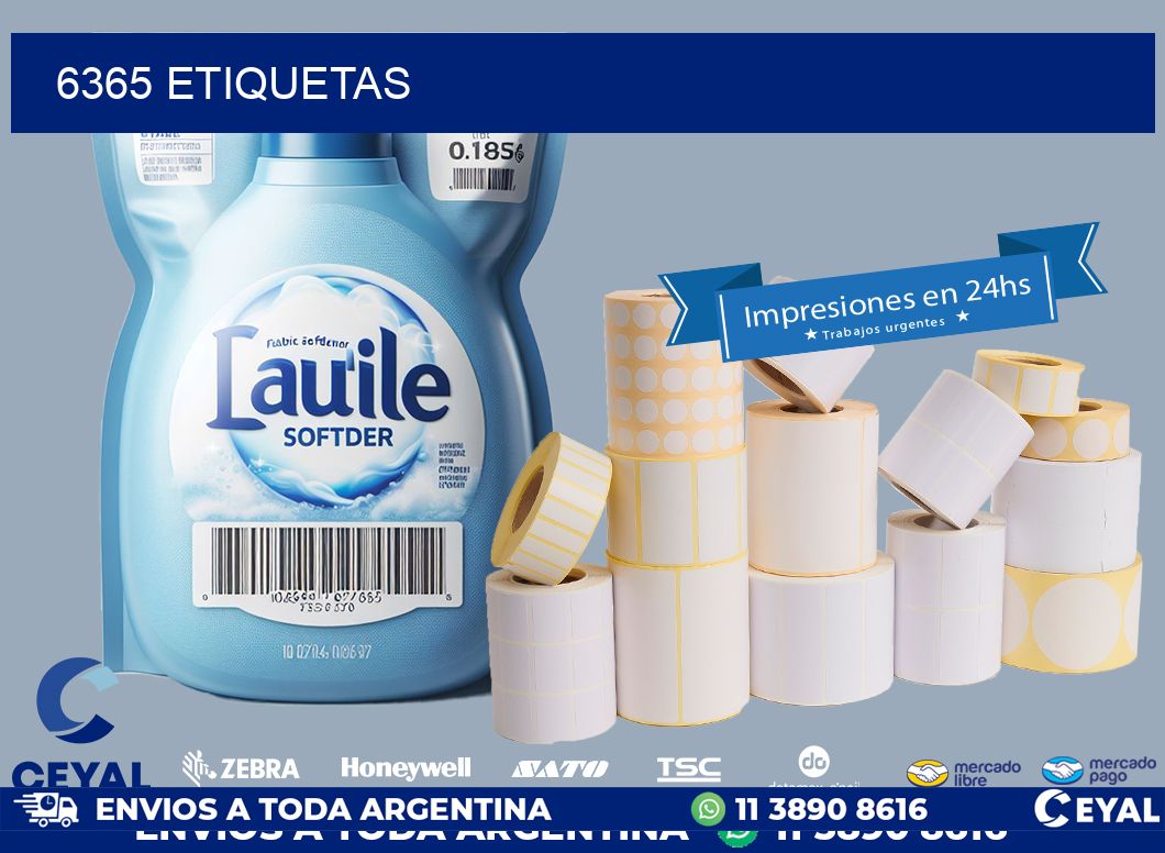 6365 ETIQUETAS