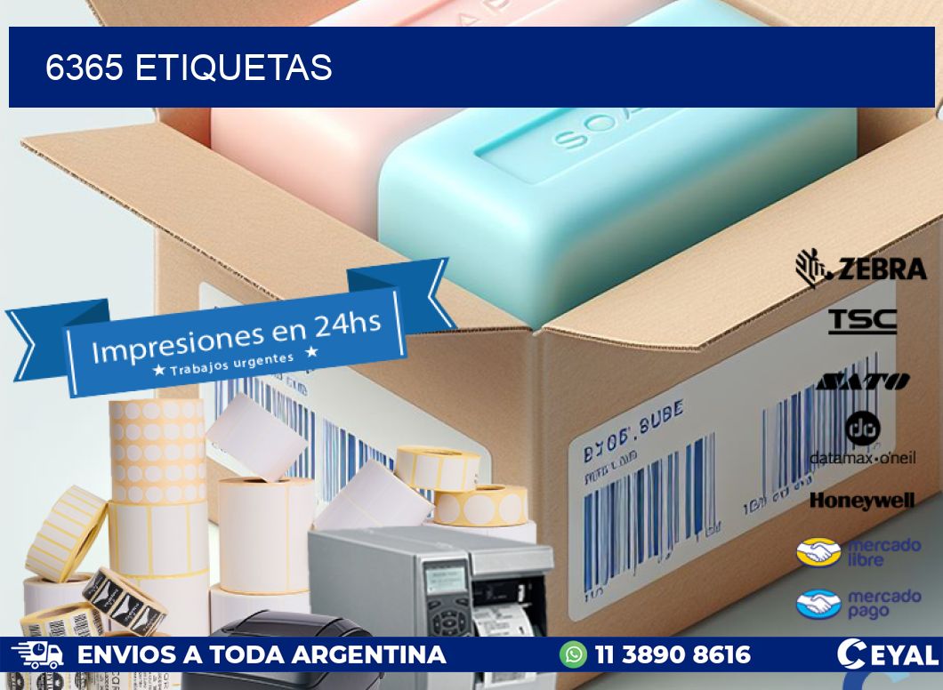 6365 ETIQUETAS