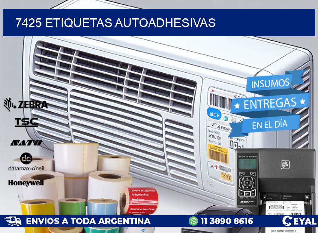 7425 ETIQUETAS AUTOADHESIVAS