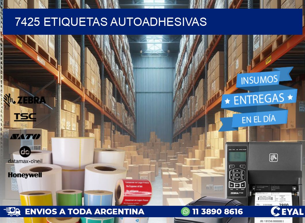 7425 ETIQUETAS AUTOADHESIVAS
