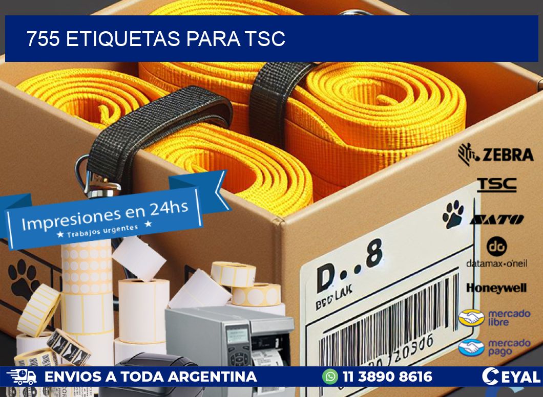 755 ETIQUETAS PARA TSC