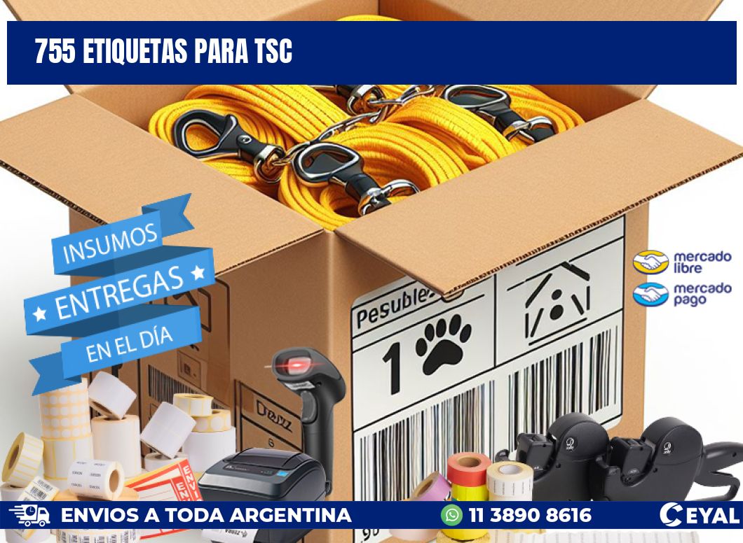 755 ETIQUETAS PARA TSC