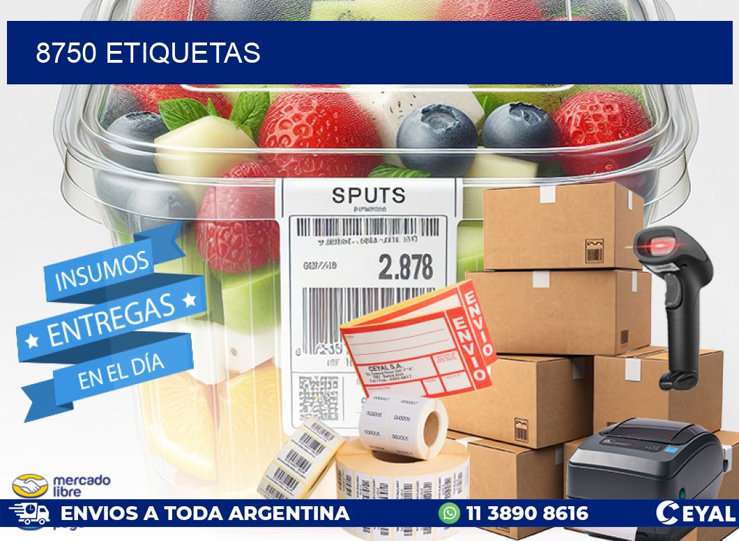8750 ETIQUETAS