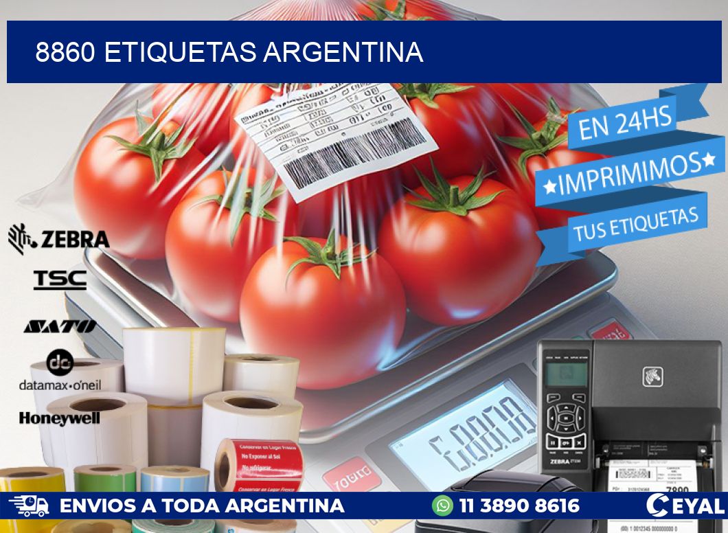 8860 ETIQUETAS ARGENTINA