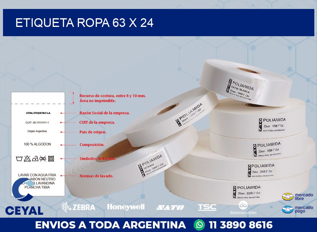 ETIQUETA ROPA 63 x 24
