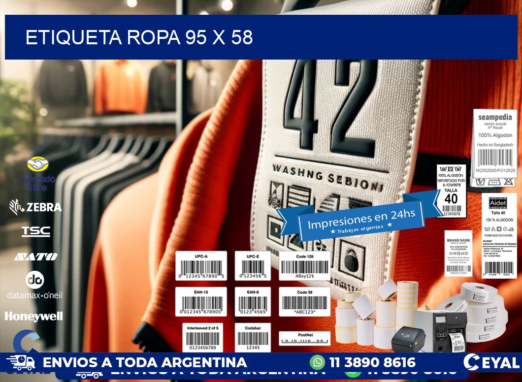 ETIQUETA ROPA 95 x 58