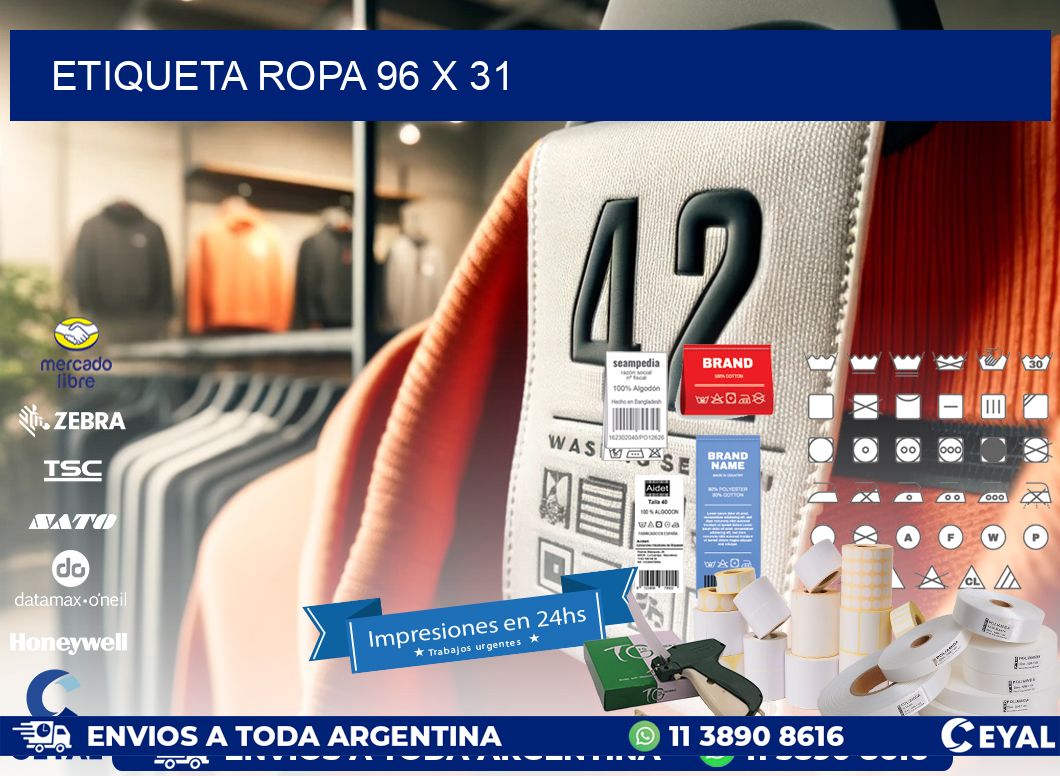 ETIQUETA ROPA 96 x 31