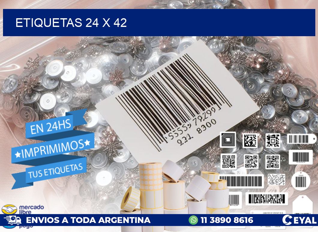 ETIQUETAS 24 x 42