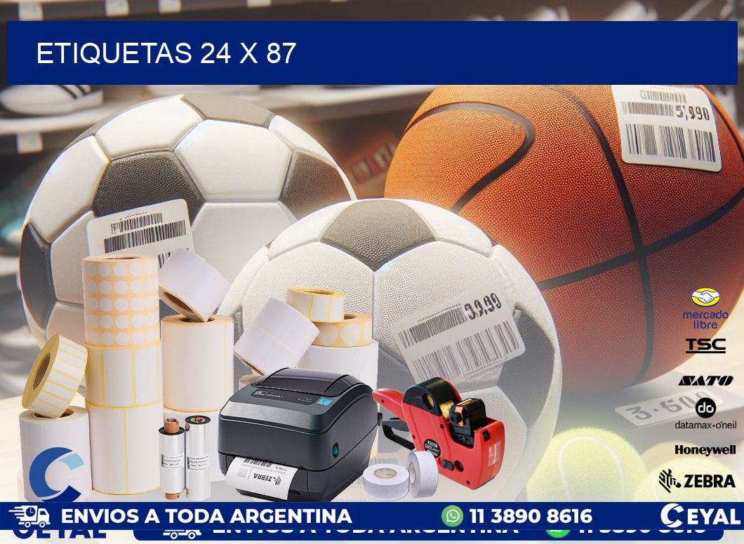 ETIQUETAS 24 x 87