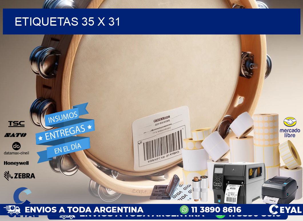ETIQUETAS 35 x 31