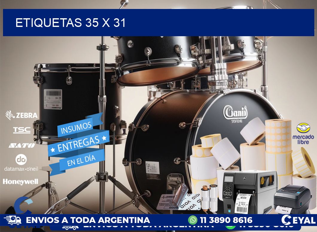 ETIQUETAS 35 x 31