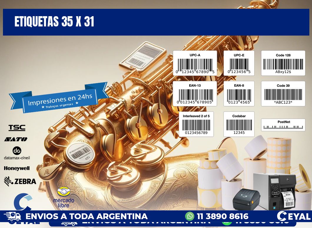 ETIQUETAS 35 x 31