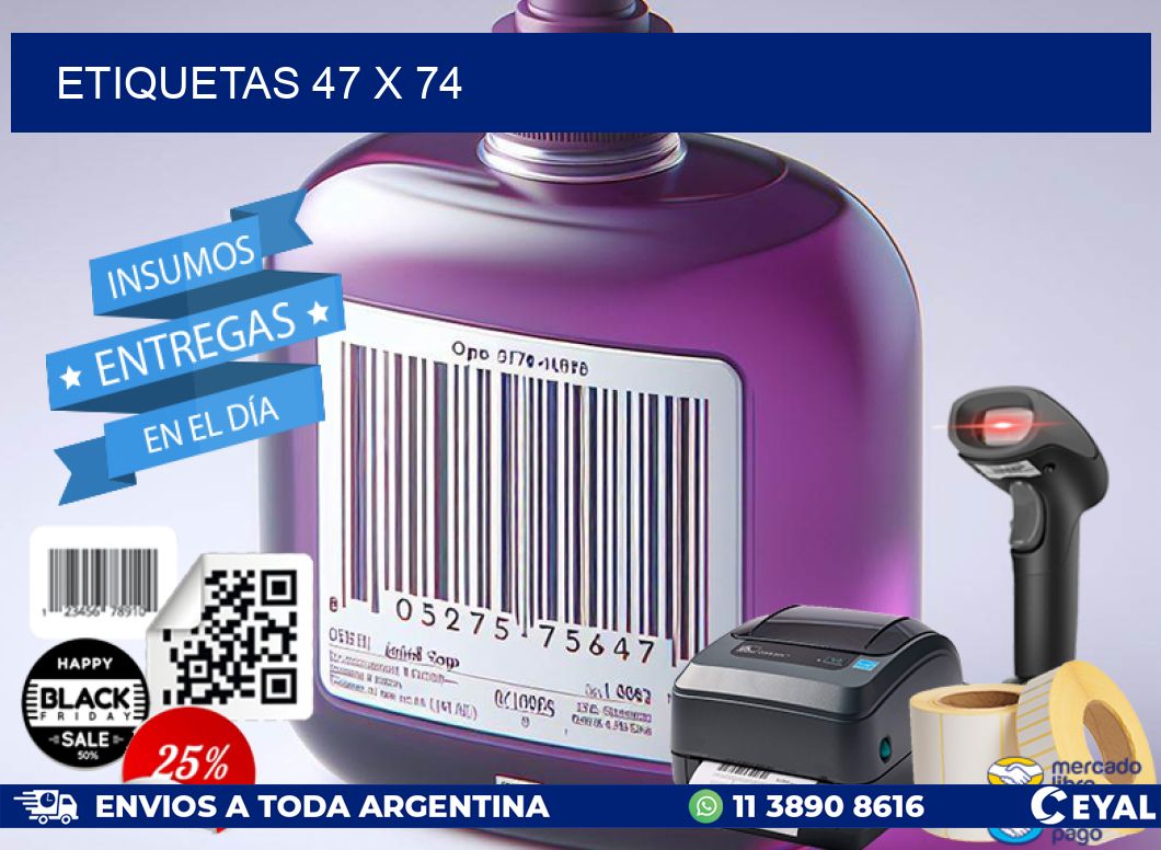 ETIQUETAS 47 x 74