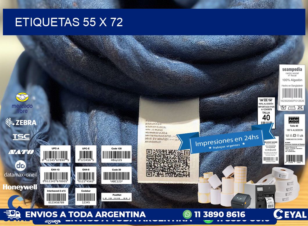 ETIQUETAS 55 x 72