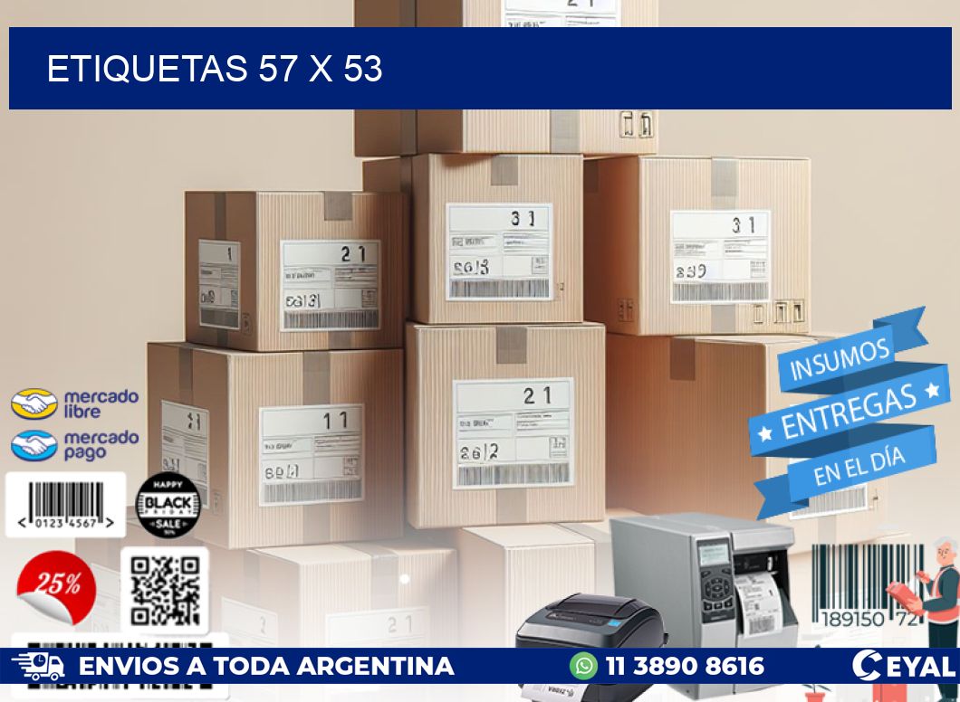 ETIQUETAS 57 x 53