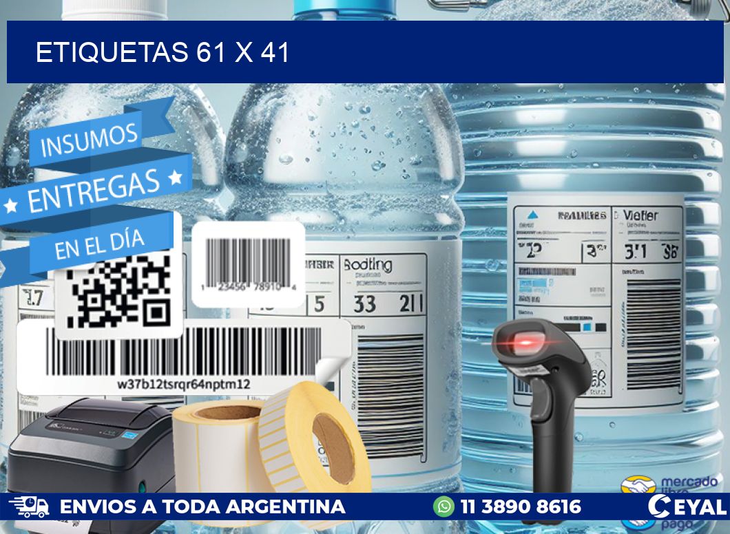 ETIQUETAS 61 x 41