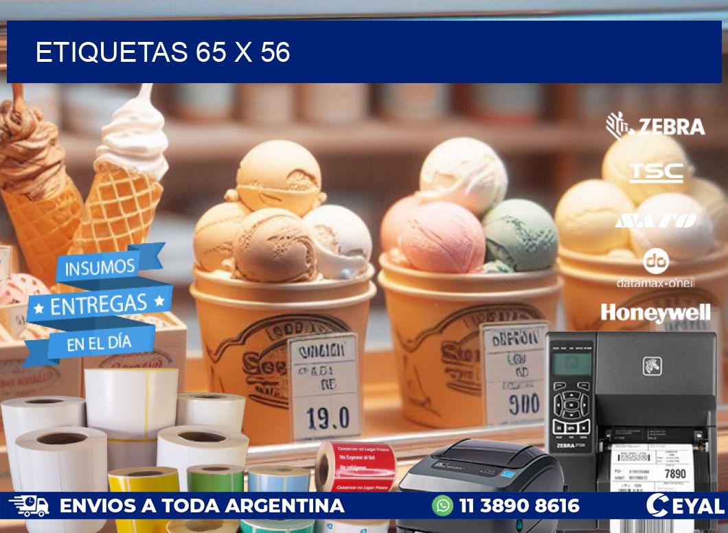ETIQUETAS 65 x 56