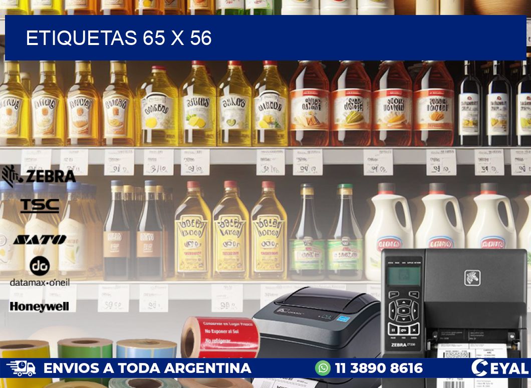 ETIQUETAS 65 x 56
