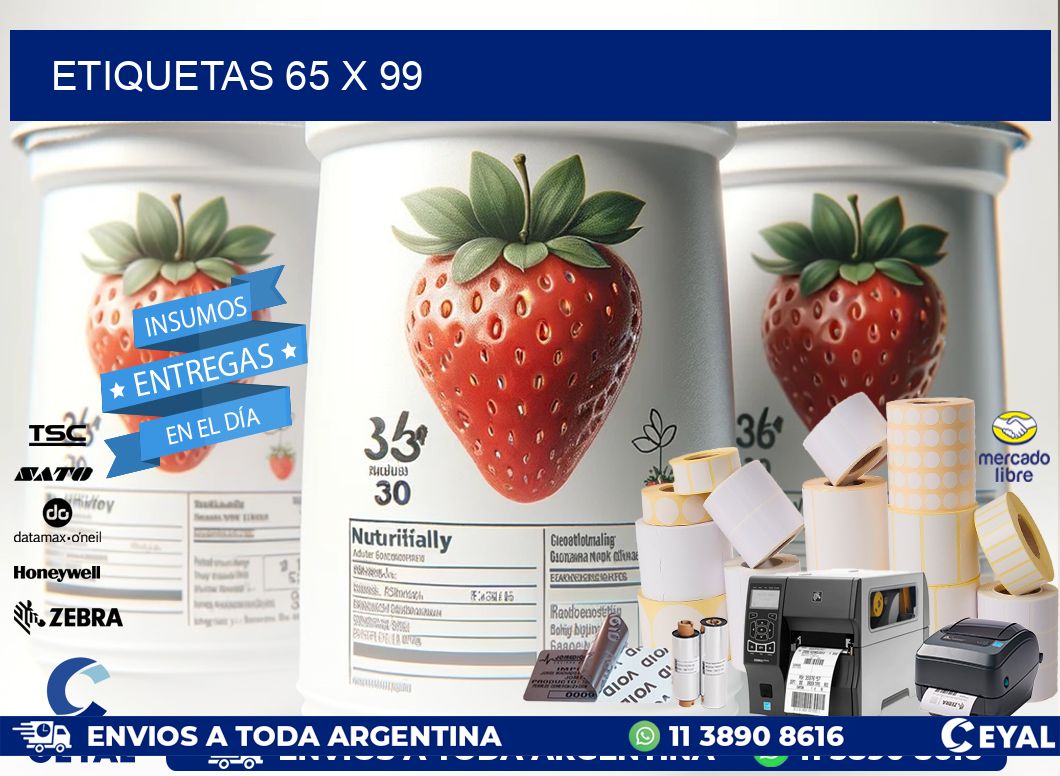 ETIQUETAS 65 x 99