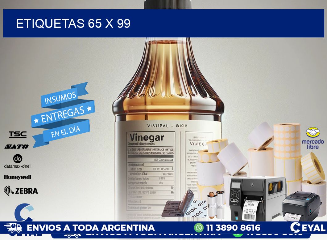 ETIQUETAS 65 x 99