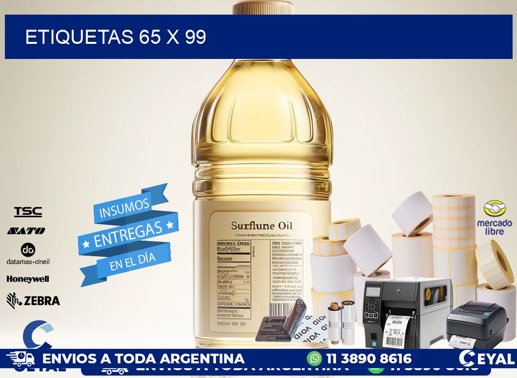 ETIQUETAS 65 x 99