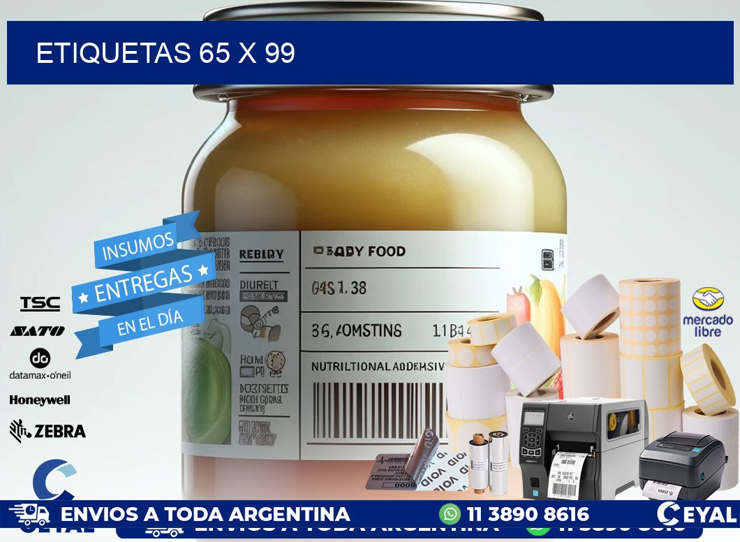ETIQUETAS 65 x 99