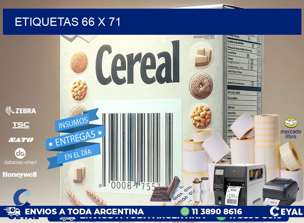 ETIQUETAS 66 x 71