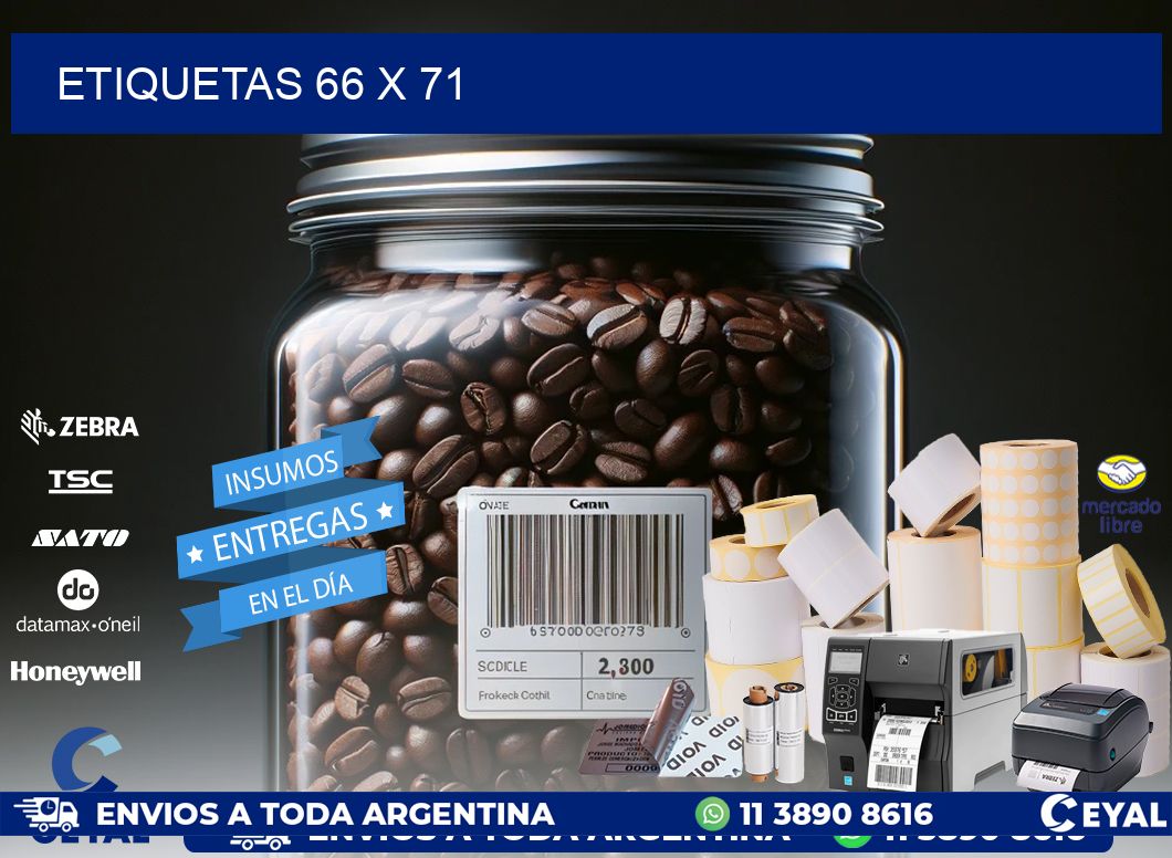 ETIQUETAS 66 x 71