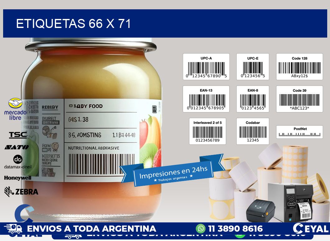 ETIQUETAS 66 x 71