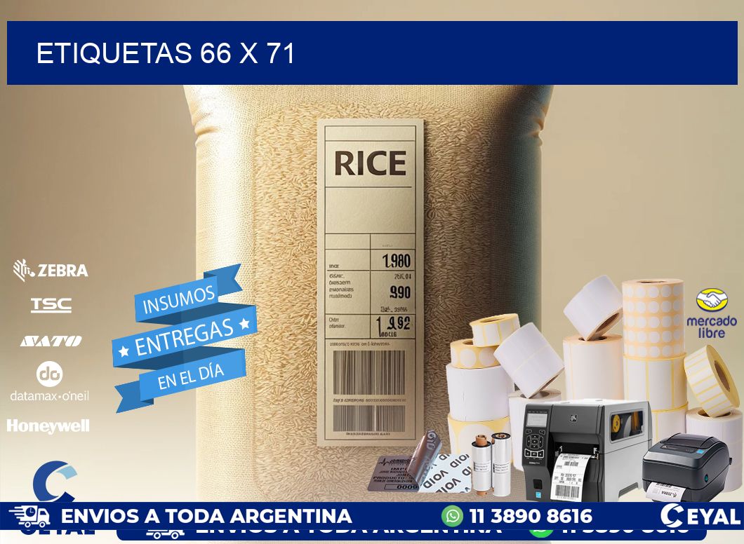 ETIQUETAS 66 x 71