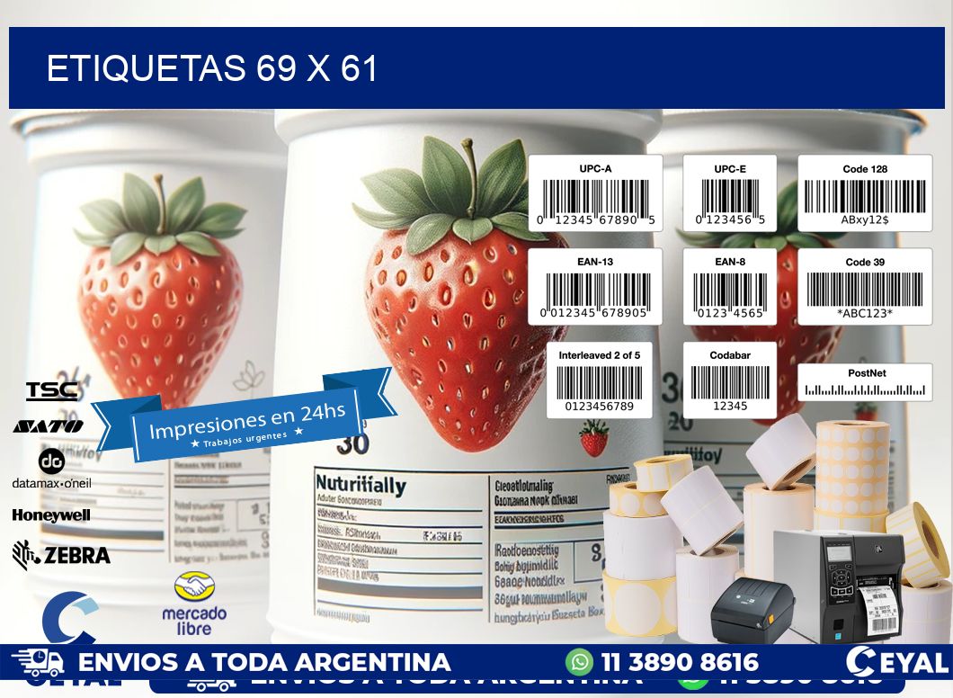 ETIQUETAS 69 x 61
