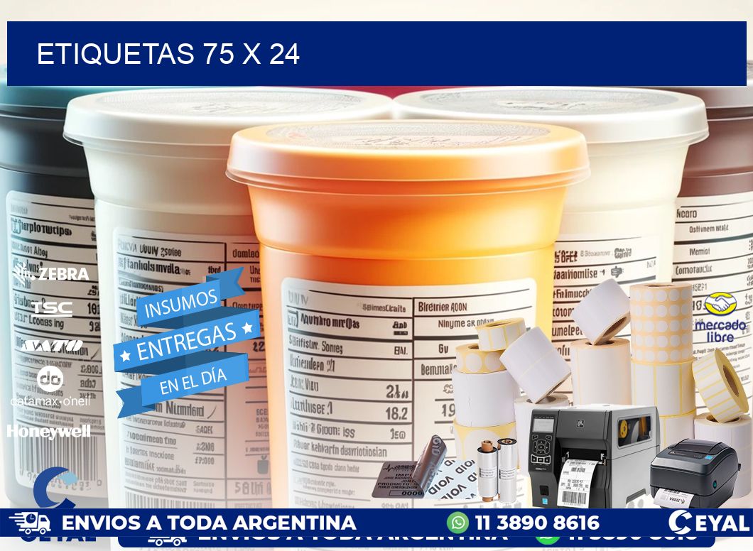 ETIQUETAS 75 x 24